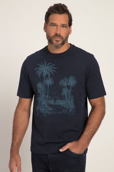 Veliki brojevi Majica s motivom palmi moda za punije