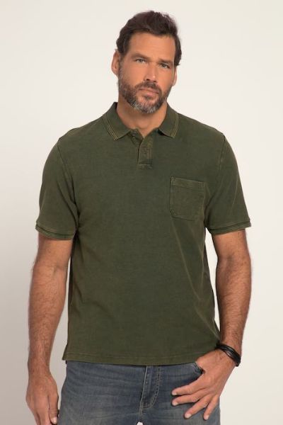 Veliki brojevi Majica Polo s džepom moda za punije