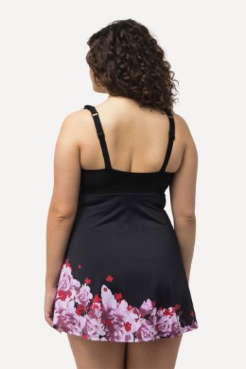 Plus size veliki brojevi Kupaći kostim haljina cvjetnog printa za punije