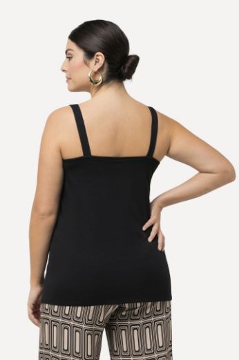 Plus size veliki brojevi Top s dvoslojnom prednjom stranom za punije