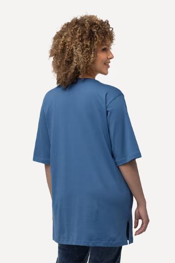 Plus size veliki brojevi Majica V izrez Basic za punije