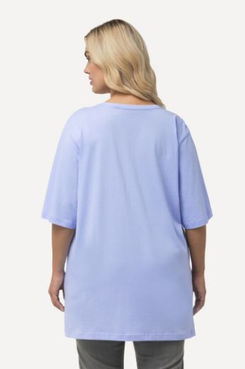 Plus size veliki brojevi Majica V izrez Basic za punije