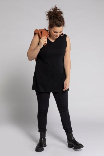 Plus size veliki brojevi Majica V izrez Basic top za punije