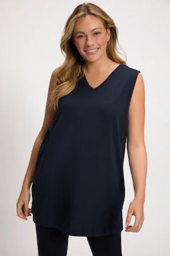 Plus size veliki brojevi Majica V izrez Basic top za punije