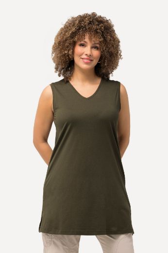 Plus size veliki brojevi Majica V izrez Basic top za punije