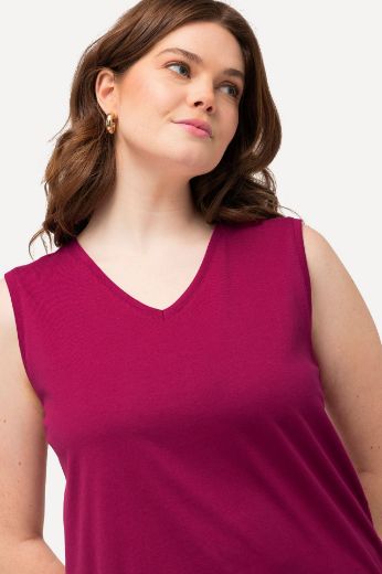 Plus size veliki brojevi Majica V izrez Basic top za punije