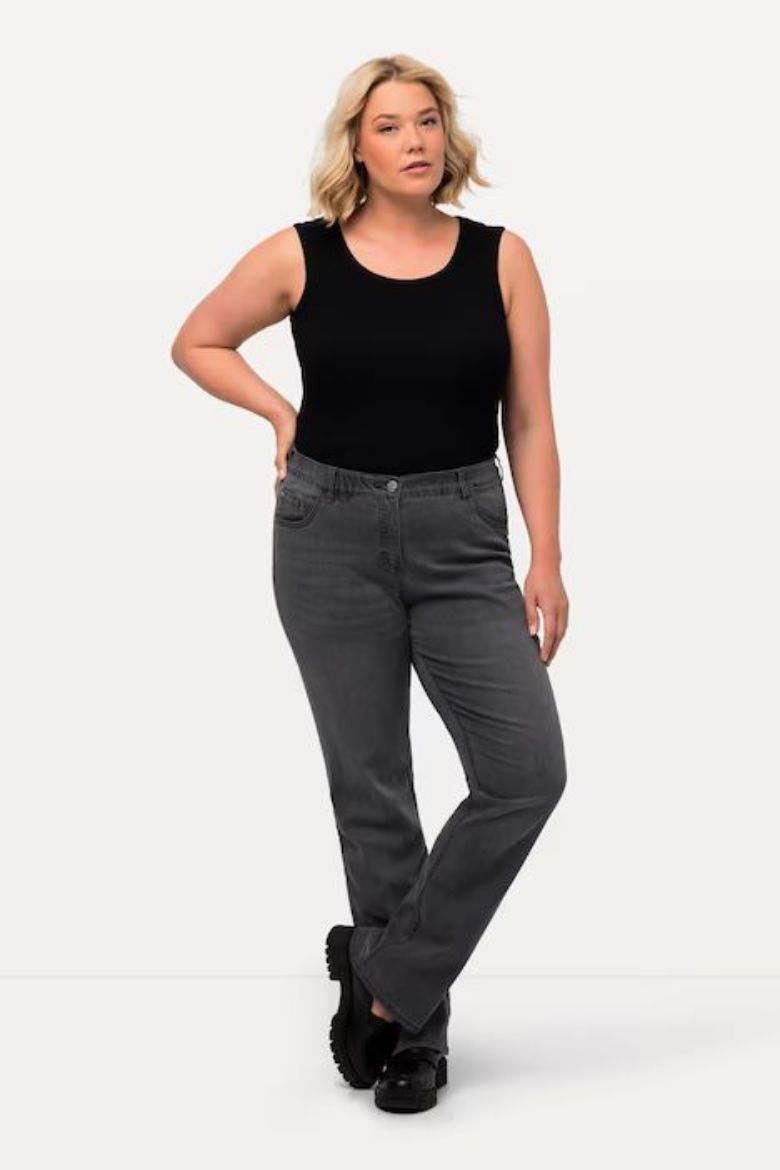 Plus size veliki brojevi Hlače traper Bootcut za punije