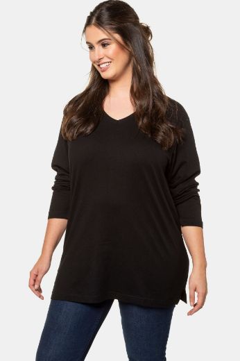 Plus size veliki brojevi Majica Basic dugi rukavi za punije