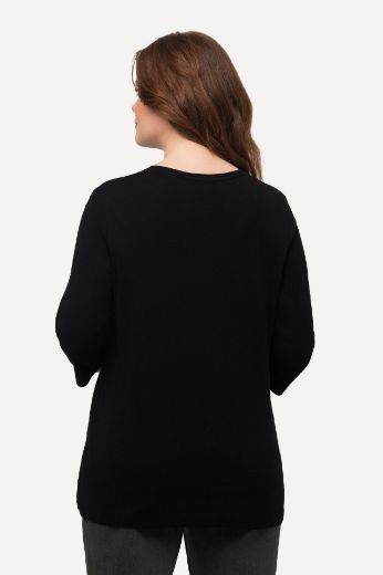 Plus size veliki brojevi Majica V ovratnika 3/4 rukava za punije