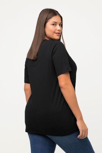 Plus size veliki brojevi Majica A kroj V ovratnik za punije