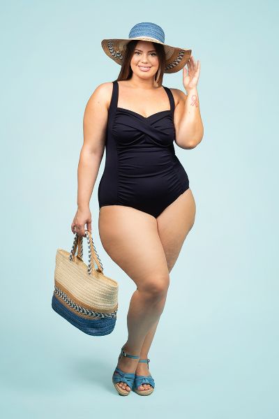 Veliki brojevi Kupaći kostim jednodijelni moda za punije