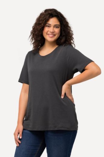 Plus size veliki brojevi Majica Slim Fit V ovrtanik za punije