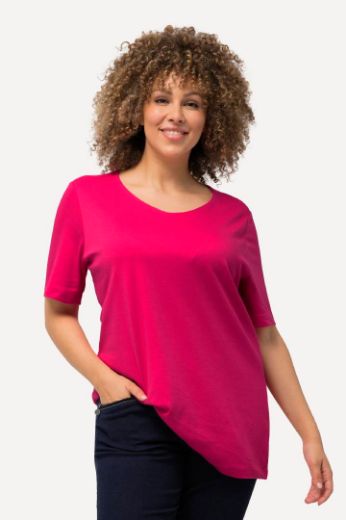 Plus size veliki brojevi Majica Slim Fit V ovrtanik za punije