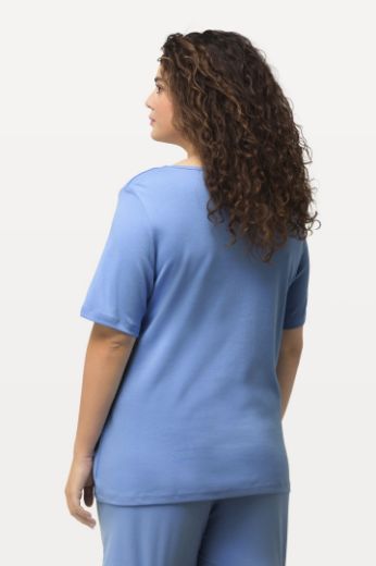 Plus size veliki brojevi Majica Slim Fit V ovrtanik za punije