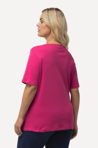 Plus size veliki brojevi Majica Slim Fit V ovrtanik za punije