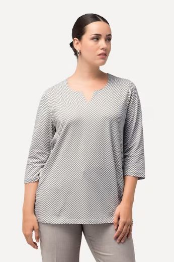 Plus size veliki brojevi Majica A kroja za punije