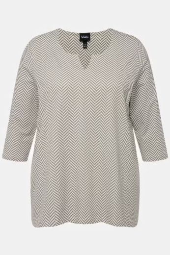 Plus size veliki brojevi Majica A kroja za punije