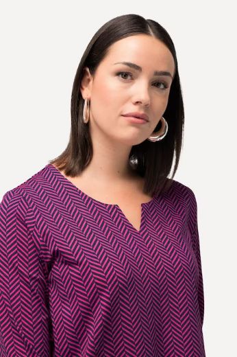 Plus size veliki brojevi Majica A kroja za punije