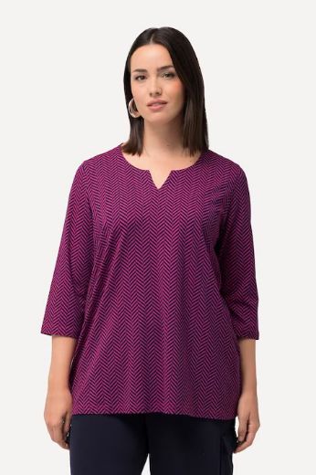 Plus size veliki brojevi Majica A kroja za punije