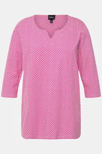 Plus size veliki brojevi Majica A kroja za punije