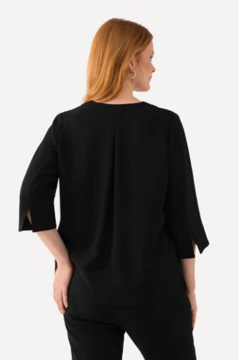 Plus size veliki brojevi Bluza 3/4 rukavi za punije