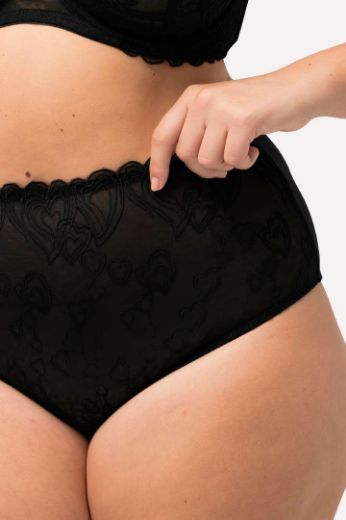 Plus size veliki brojevi Gaćice čipkane motiv srca za punije