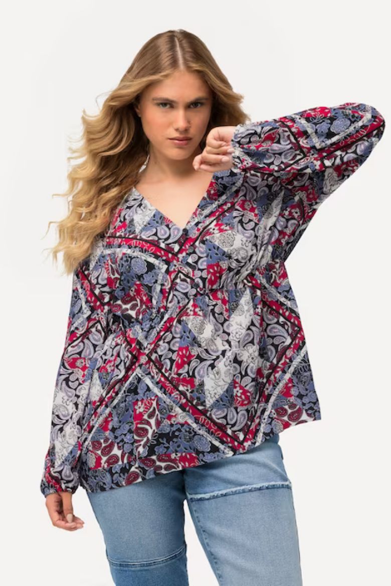 Plus size veliki brojevi Bluza A kroja za punije