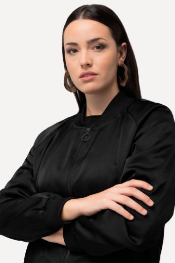 Plus size veliki brojevi Sako lagani kraći model s patentnim zatvaračem za punije