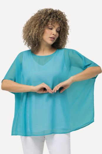 Plus size veliki brojevi Bluza spuštenih rukava za punije