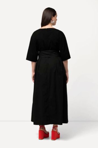 Plus size veliki brojevi Haljina maxi  kratkih rukava za punije