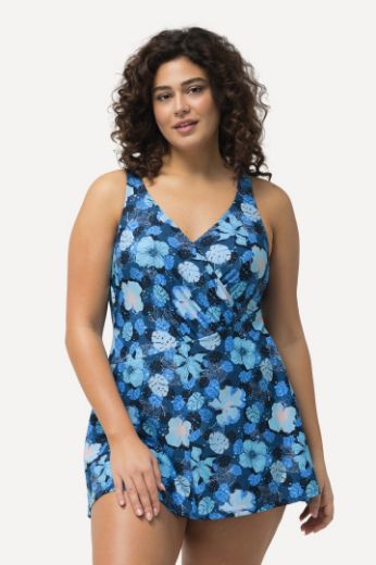 Plus size veliki brojevi Kupaći kostim haljina cvjetnog printa za punije