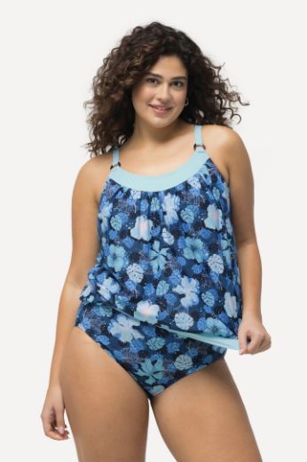 Plus size veliki brojevi Kupaći kostim Tankini cvjetnog printa za punije