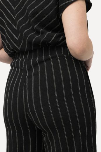 Plus size veliki brojevi Hlače na pruge za punije