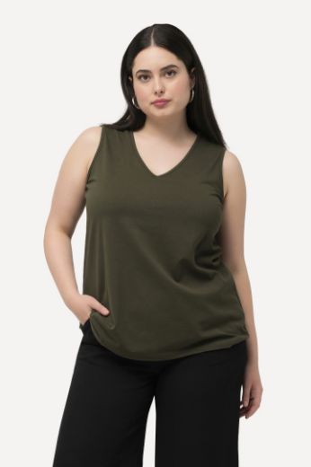 Plus size veliki brojevi Top V izreza za punije