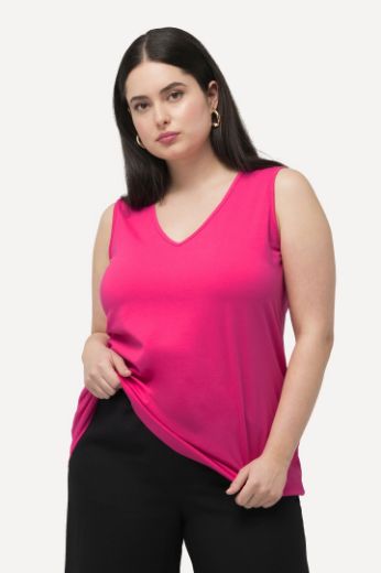 Plus size veliki brojevi Top V izreza za punije