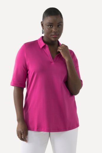 Plus size veliki brojevi Majica Polo za punije