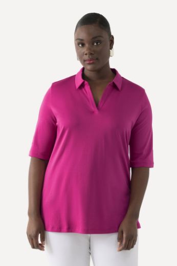 Plus size veliki brojevi Majica Polo za punije