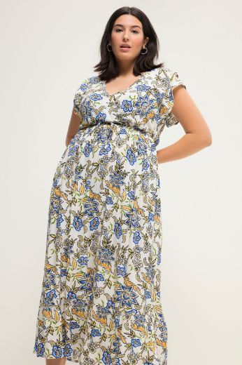 Plus size veliki brojevi Haljina maxi s cvjetnim printom za punije