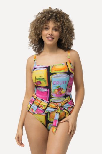 Plus size veliki brojevi Kupaći kostim jednodijelni s voćnim printom za punije