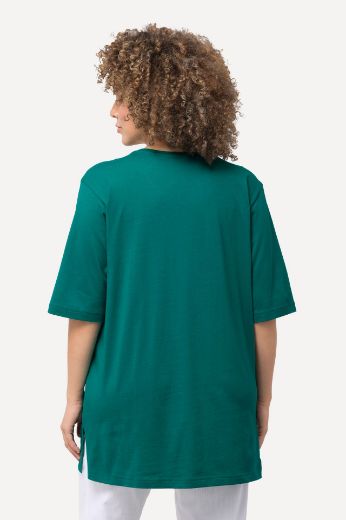 Plus size veliki brojevi Majica V izrez Basic za punije