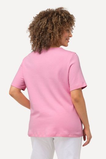 Plus size veliki brojevi Majica Slim Fit V ovrtanik za punije