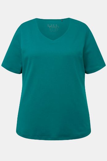 Plus size veliki brojevi Majica Slim Fit V ovrtanik za punije