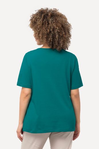 Plus size veliki brojevi Majica Slim Fit V ovrtanik za punije