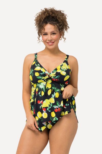 Veliki brojevi Kupaći kostim Tankini s podesivim naramenicama moda za punije