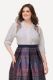 Veliki brojevi Bluza s 3/4 rukavima i cvijetnim uzorkom moda za punije