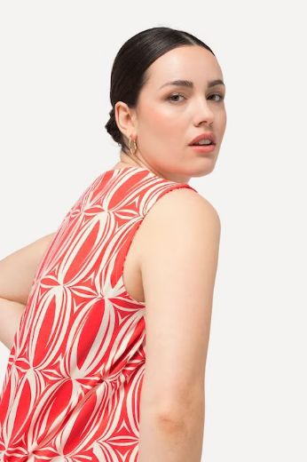 Plus size veliki brojevi Top geometrijskog printa A kroja za punije