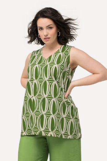 Plus size veliki brojevi Top geometrijskog printa A kroja za punije