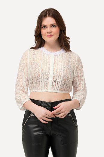 Plus size veliki brojevi Bluza s 3/4 rukavima elastičnog ruba za punije