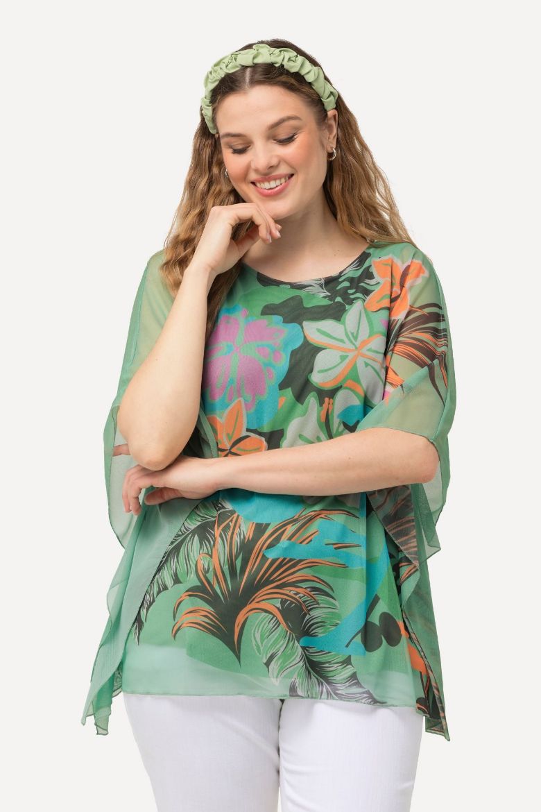 Plus size veliki brojevi Bluza s cvijetnim uzorkom za punije