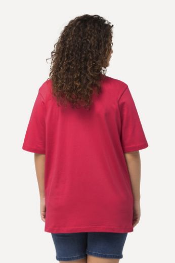 Plus size veliki brojevi Majica V izrez Basic za punije